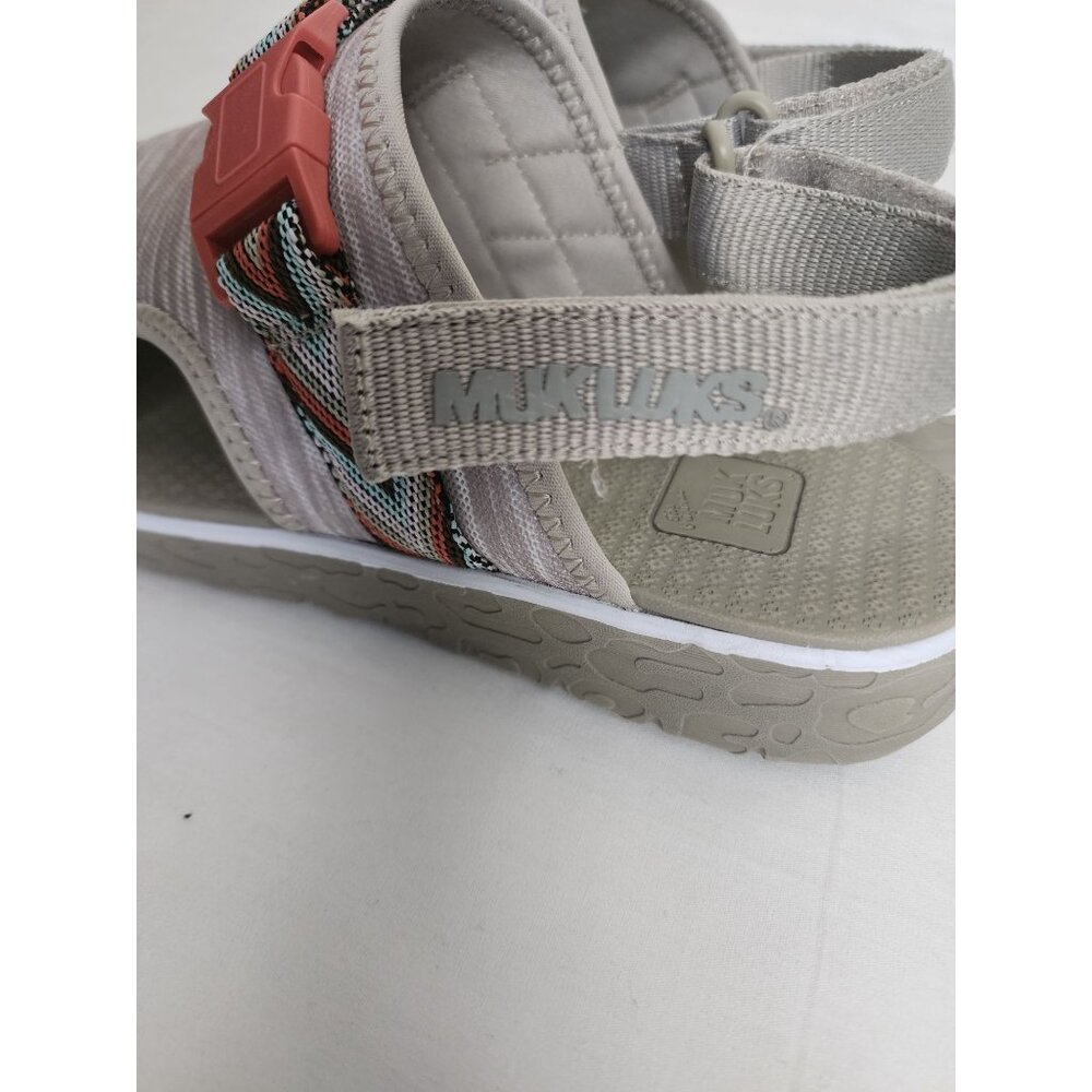 MUK LUKS Women's Clay Boardwalk Parade Microfiber Slingback Mule Sandal Size 9 - Picture 10 of 16